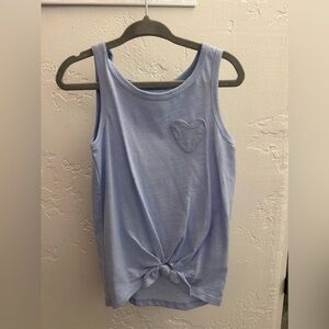 Carter’s Blue Heart Tie-up Top